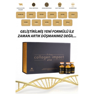 Yeni Collagen Impact Plus 15'li Kutu (1 AYLIK SET)